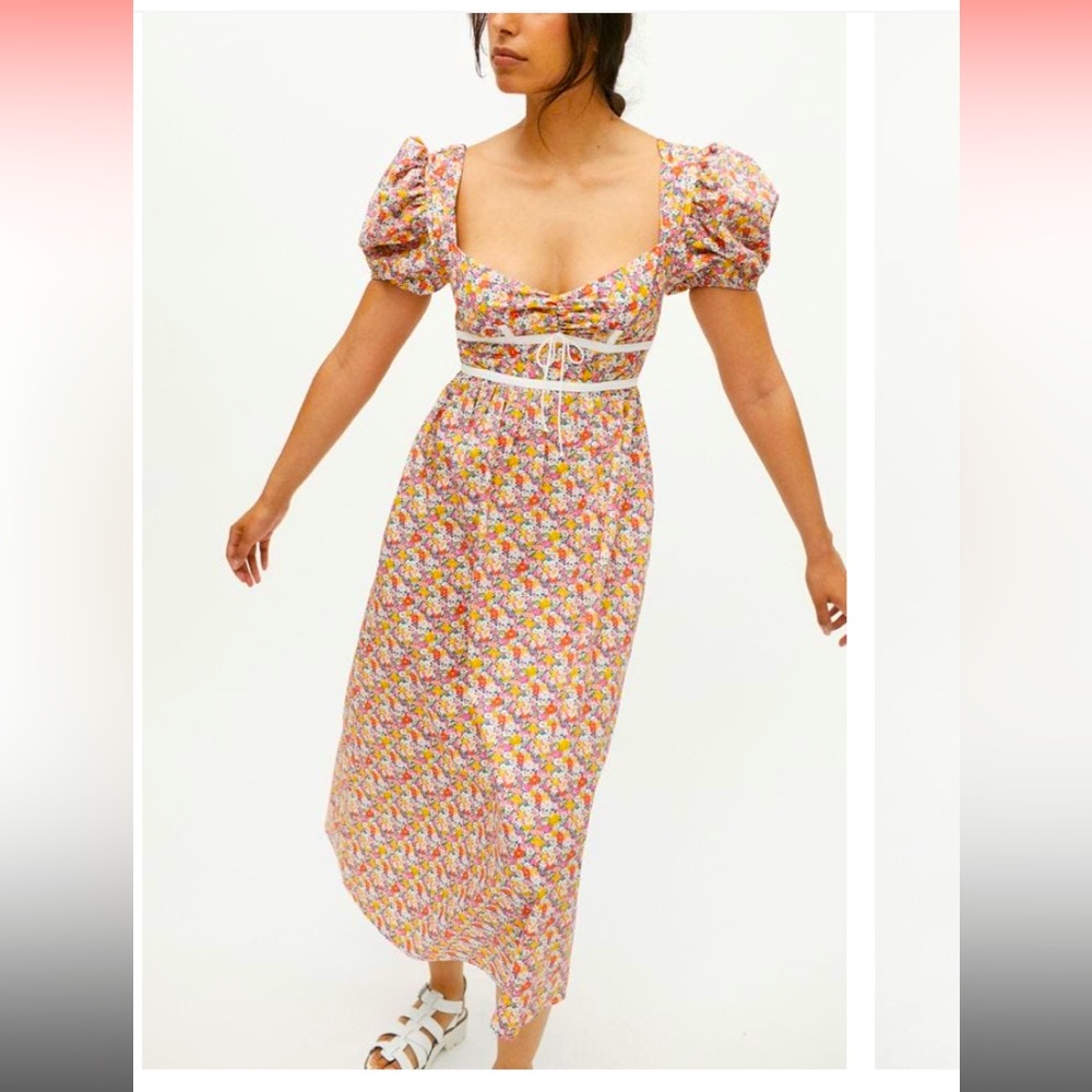 For Love And Lemons Margaret Midi Dress